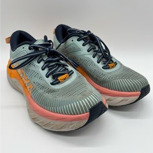 Hoka One One Bondi 7 Blue Haze Black Iris Size Womens 7.5